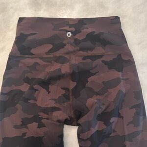 Camo 7/8 length Lululemon leggings